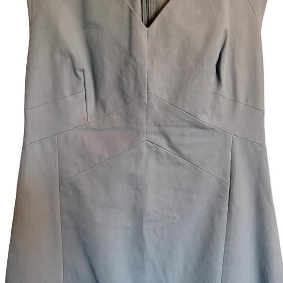 Banana‎ Republic Sz 12 Bi-Stretch Sheath Dress Gray Office Minimalist Preppy - Picture 6 of 11